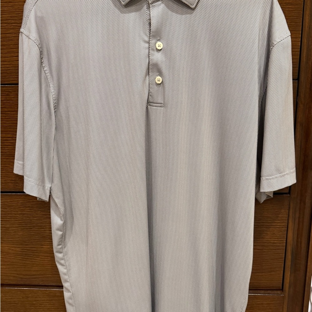 Men’s Large Silver Johnnie-O Polo